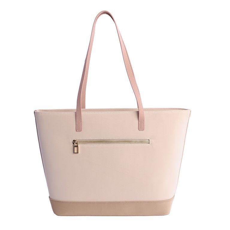 Shopper Rosa de Don Algodon Flora