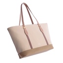 Shopper Rosa de Don Algodon Flora