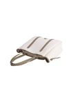 Bolso de hombro Colette blanco con cremallera