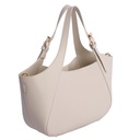 Bolso de mano y bandolera don algodón beige
