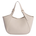 Bolso de mano y bandolera don algodón beige