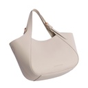 Bolso de mano y bandolera don algodón beige