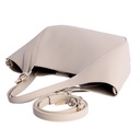 Bolso de mano y bandolera don algodón beige