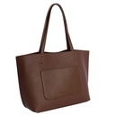 Bolso shopper don algodón marrón