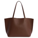 Bolso shopper don algodón marrón