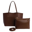 Bolso shopper don algodón marrón