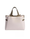 Bolso de mano y bandolera de Don Algodon Colette Marfil con Verde