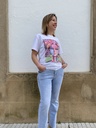 Camiseta tocado flores