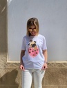 Camiseta huella perro