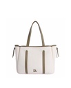 Bolso de hombro Colette blanco con cremallera