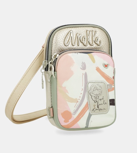 Mini bandolera con bolsillo Alma